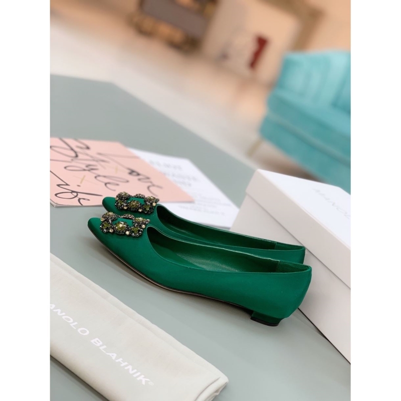 Manolo Blahnik flat shoes